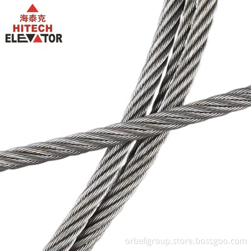 Fiber Steel Core Elevator Traction Rope 8mm 10mm 13mm